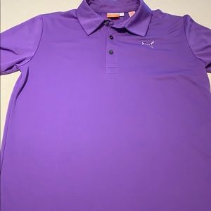 Men’s S Puma polo. Light to medium purple.